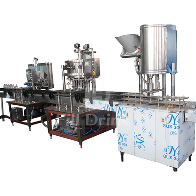 เครื่องบรรจุเครื่องดื่มอัดลม CSD 0-2L สายการผลิตเครื่องดื่มอัดลม